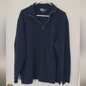 Ralph Lauren Navy Blue Men's Quater Zip XXL (See Notes)